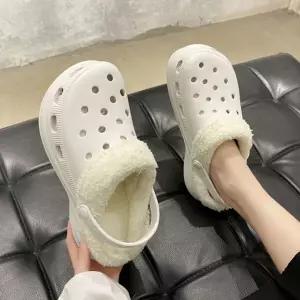 [골드스마일]기모 여성 방한 샌들 여자 겨울 슬리퍼 털 신발 겨울슬리퍼