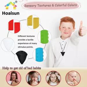 실리콘 씹기 목걸이 성인 아동