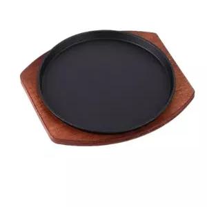 철판 주물 접시 업소용 안주 볶음 무쇠 그릇 바베큐 무쇠접시 주물접시 팬 티라이트