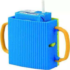 주스 박스 홀더 리우후이즈유 우유 짜임 조절식 접이식 식품 파우치용 백 및 흘림 방지용 텔레스코픽 컵