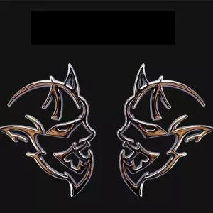 오토바이 엠블럼 스티커 자동차 데코 마크 튜닝 크롬