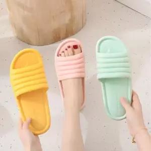 ksr 스트링 라인 슬리퍼/모던 하우스 무소음 거실화/발편한 홈 호텔