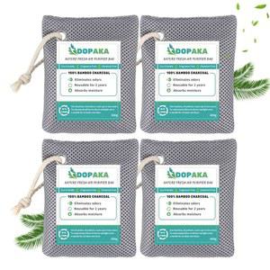 자연 신선한 공기청정기 가방 활성탄 공기 정화 수분 흡수제 냄새 제거제 천연 자동차 방향제 신발 탈취제 집 애완동물 옷장용 200g 4 DS-KJ DS-GE