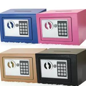 소형 가정용 금고 디지털 미니 금고 안전 비밀 개인 보관함
