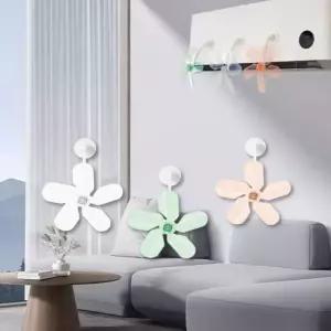 빨판 부착형 에어컨용 공기 순환 팬 무동력 바람개비 dAJ5+3fgf