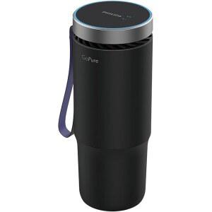 고 GP5611 LED UVC 정화 기능이 있는 소형 휴대용 HEPA 공기청정기 자동차 트럭 RV/ 유발 물질 감소 악취 반려동물 냄새 박테리아 바이러스 블랙 DS-HH DS-RC