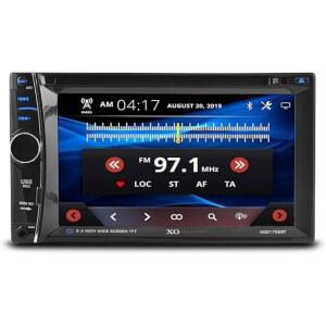 Xo 비전 자동차 DVD 미러 블루투스 후면 더블딘 링크 카메라 터치스크린 리모컨