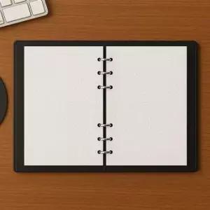 [문구/오피스] 다이어리 속지 리필용 6공 도트 종이 135매 A5 정리용