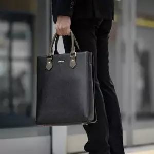 남자 여자 천연소가죽 토트백 서류가방 브리프케이스 mm-t002 M사이즈