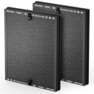 FCFMY 2팩 HAP602 교체 필터 E ELF / HAP602WF 공기청정기 메인 필터의 3 in 1 필터링 프리 및 활성탄 필터와 호환됩니다 DS-JK DS-CK