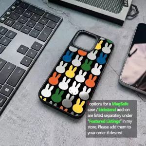 [관부가세포함] Miffy Casetify 미러 케이스 (iPhOne 13-17용) | MagSafe 및 킥