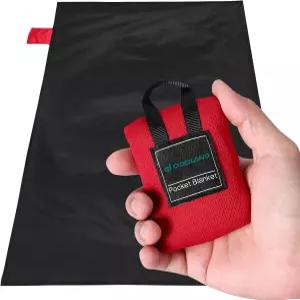 오도랜드 비치 블랭킷 피크닉 43.3인치 x 27.5인치 모래 방지 야외 포켓 휴대용 가방 접이식 경량 프리