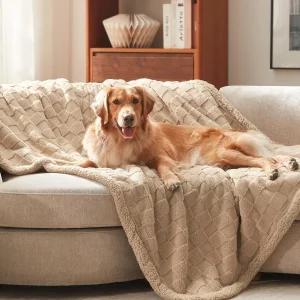 작은 강아지를 위한 어 방수 개 담요 소파 침대를 가구 보호용 플리스 애완동물 상자형 자동차 실외용