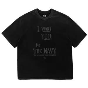 I WANT YOU FOR THE NAVY 피그먼트 다잉 반팔 티셔츠