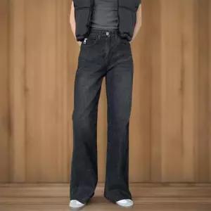 [신상오픈런]여성 캐주얼 면 스판 히든밴딩 세미 와이드 청바지 (42304991)