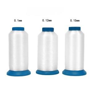 보이지 않는 재봉실 - 블라인드 스티칭  헴핑 및 라벨 부착을 위한 0.1mm 투명 나일론 낚싯줄