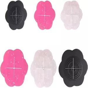 6 PCS 여성용 조절 가능한 보이지 않는 인치 클립 - 슬림 핏 드레스 티셔츠 및 블라우스용 숨겨진 허리