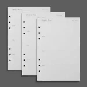 [문구/오피스] 다이어리 속지 형식 주간 계획표 리필용 스토리 6공 정리용