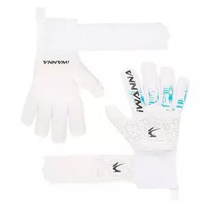 아이워너 축구장갑 손가락 꺾임 방지 골키퍼 장갑 (화이트) (M) (8호)