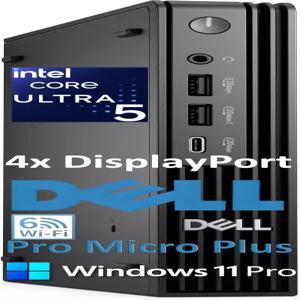Dell Pro Micro Plus 미니 PC(차세대 Optex 7000 MFF) 비즈니스 데스크톱 컴퓨터 AI PC 인텔 14코어 울트라