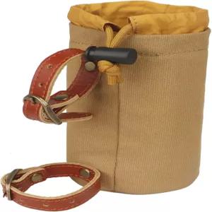 투르본 캔버스 및 가죽 자전거 물병 컵 홀더 와인 캐리어(카키)