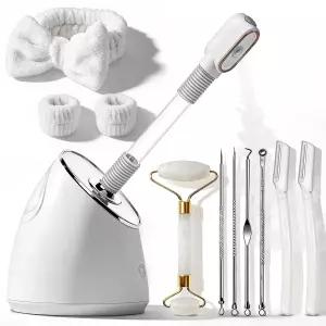 피오르도 페이셜 스티머 스파 키트 깊은 청소를 위한 나노 이온 페이스 홈 사우나 스파를 따뜻한 미스트