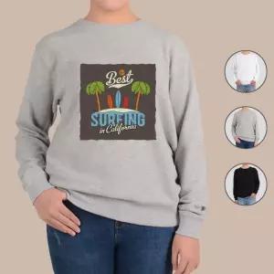 맨투맨 전색상 여름휴가 해변 여행 서핑 a 프린트셔츠 lcA5+9lcK