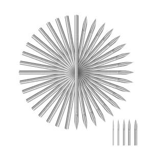 YILONG 바디 피어싱 바늘-코 중격 귀 배꼽 유두 혀 입술 눈썹 피어싱용 바늘 100개 18G