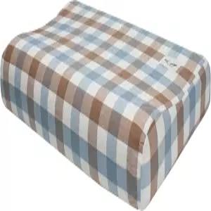 메모리 폼 베개 케이스 윤곽 커버 전용 22.4 x 15.0 3.94 /3.15 지퍼가 달린 면 보호용 인체공학적 라텍스