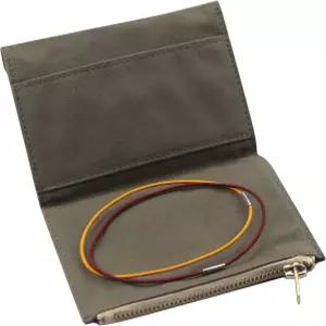 Dwpetzo 캔버스 지퍼 포켓 삽입 파우치 리필 TN 여행자용 노트북 액세서리 종이 카드 홀더 보관 가방(여권