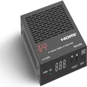 ToVi 1080p AV Over IP 수신기(H.265/H.264 PoE RS-232 오디오 임베딩/추출 비디오 월 지원 100m CAT6