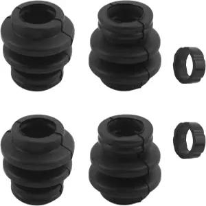 4PCS 브레이크 캘 핀 부싱 키트 고무 방진 리빌드 도요타 캐딜락 지프 렉서스 슬라이드 자동차 액세서리와