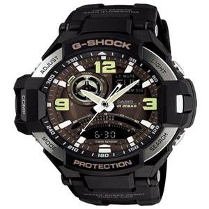 G G-SHOCK CASIO GA-1000-1 쇼크 카시오 맨즈 손목시계 스카이 콕핏 아나데지 B블랙
