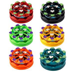 스핀 탑, 6PCS, 역동적인 시각 효과로 배틀 스피닝 그룹 활동 및 사교 모임을 위한 참신한 탑 공개