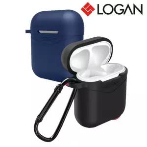 로건 에어팟 1 2 세대 파우치 키링 고리형 케이스 WbA7+7uPs