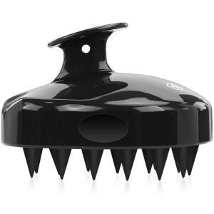 프리테크 두피 건식 여성용 헤어 브리스 마사지기 비듬 실리콘 위한 블랙 습식 샤워 제거제 스크러버 각질 제거 모발 브러시 케어를 남성 성장