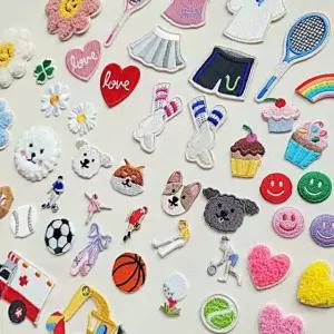 와펜패치 자수 키링 만들기 골프 열접착 키링 네임택 YmD5+4nHN