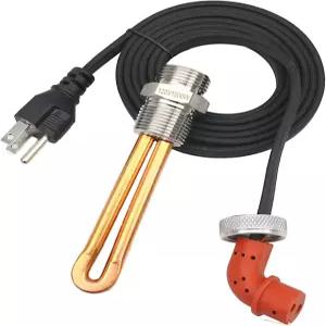 엔진 블록 히터 F7TZ-6A051-AA F-250 F-350 국제 링컨 닛산 머큐리 7.3L 120V 1000W 3/4인치 NPT 침수 난방