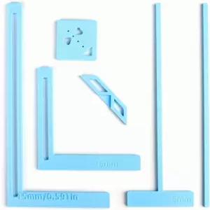 스타터용 6팩 북바인딩 쉬운 스크랩북 도구 T-룰러 코너 마이터 척추 스페이서 분할기 종이접기 책 바인딩