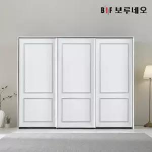 쥬피터 E0 웨인스코팅 슬라이딩 키큰 옷장 2400 행거형(3도어)