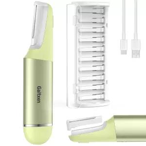 여성용 소닉 더마플레인 면도기 페이스 뷰티 에필레이터 각질 제거 및 피치 퍼즈 페이셜 제모 전기 트리머