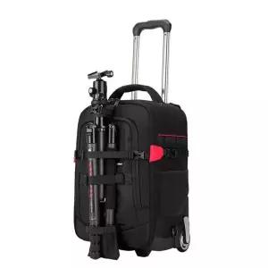 카메라 백팩 캐리어 출사 가방 잠금식 바퀴 달린 트롤리
