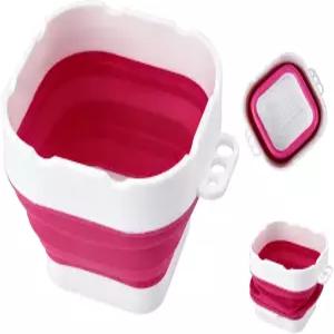 접이식 실리콘 브러시 세탁기 - 수채화 아크릴 유화를 위한 휴대용 물컵 및 세면대 아티스트 클리너 홀더