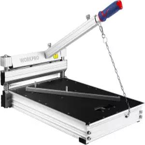 WORKPRO 13인치 라미네이트 바닥재 커터 다층 쪽마루 섬유 시멘트 벽 패널 고무 오목 받침대 LVT VCT SPC