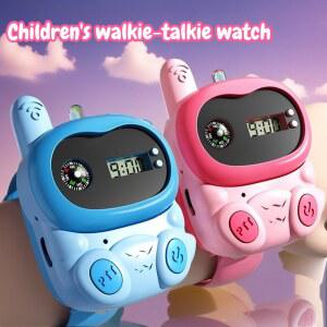 장난감무전기 손목 시계형 생일 생활용 색상 무전 블루 통화 무선 충전 목걸이 스마트