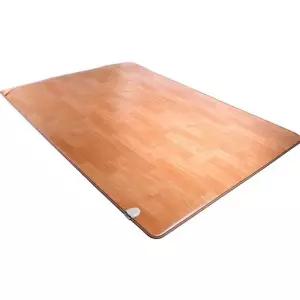 특대형 전기 매트 거실 온열매트 카페트 마루 무늬 전기 매트 난방 가정용 디자인 미끄럼 전자파 캠핑용