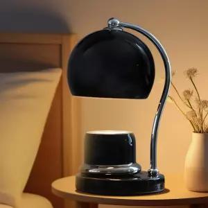 LunaForest 세라믹 캔들 워머 램프 타이머 디머 장착 2개의 전구가 있는 모던 디자인 하우스 워밍 선물