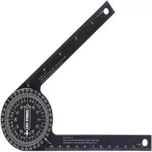 알루미늄 마이터 톱 각도기 미터 인치 목수 트림 작업 및 모든 건축 거래를 위한 고정밀 내부 외부