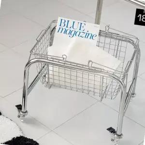 [골드스마일]세탁실바스켓 수건보관 박스 컴팩트한 바퀴설계 예쁜바구니