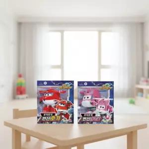 슈퍼윙스8 변신 로봇 장난감 비행기 토이카 호기 아리 마티 루시 트레버 자동차 모형 출동